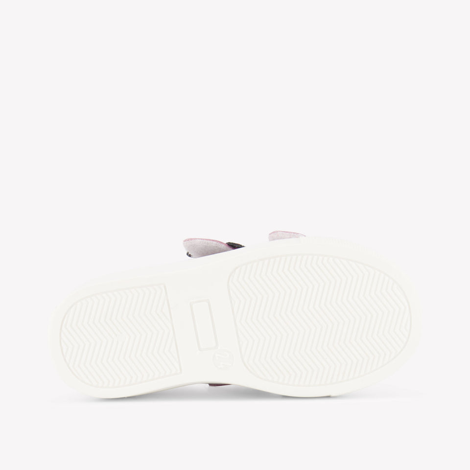 Moschino Girls Sneakers In Pink