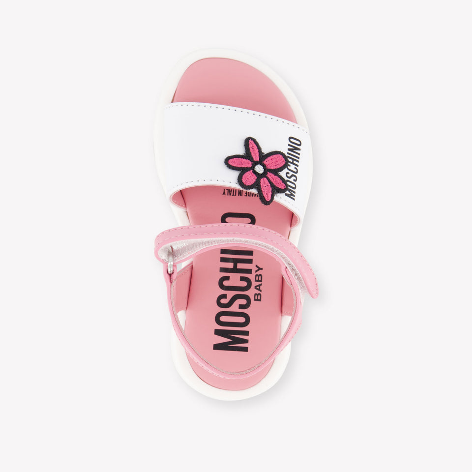 Moschino Meisjes Sandalen In Roze