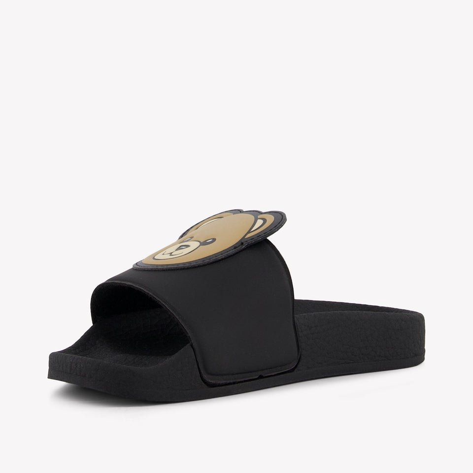 Moschino Unisex Flipflops In Black