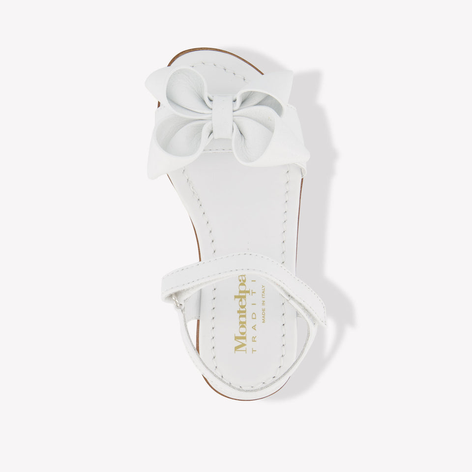 Andrea Montelpare Girls Sandals In White