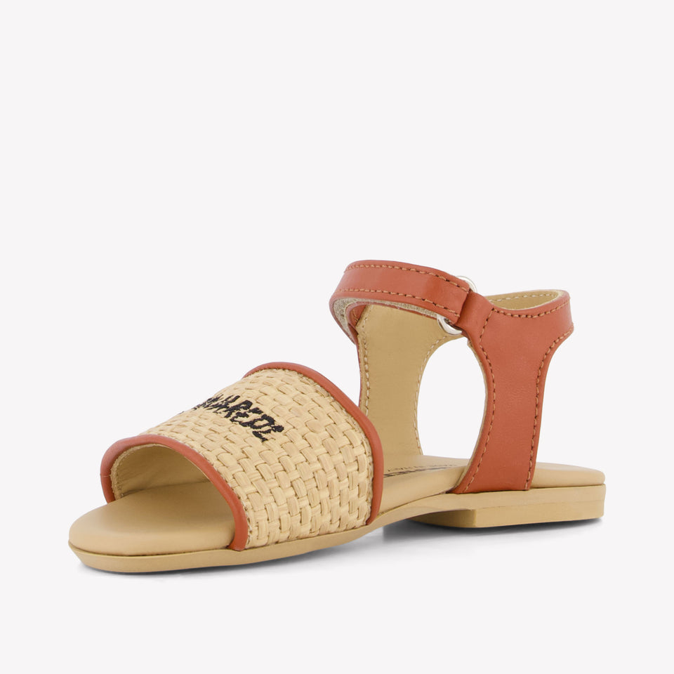 Dsquared2 Meisjes Sandalen In Beige