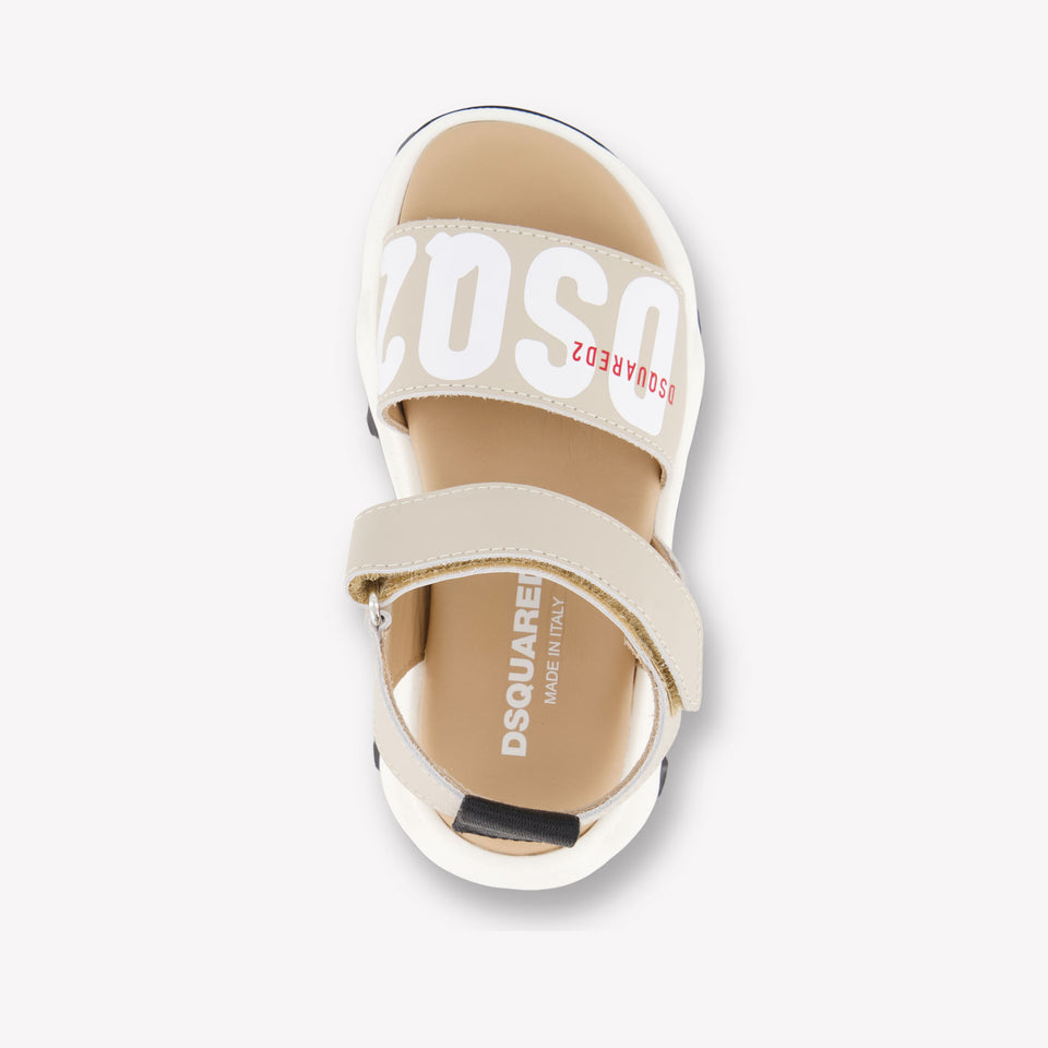 Dsquared2 Girls Sandals In Beige