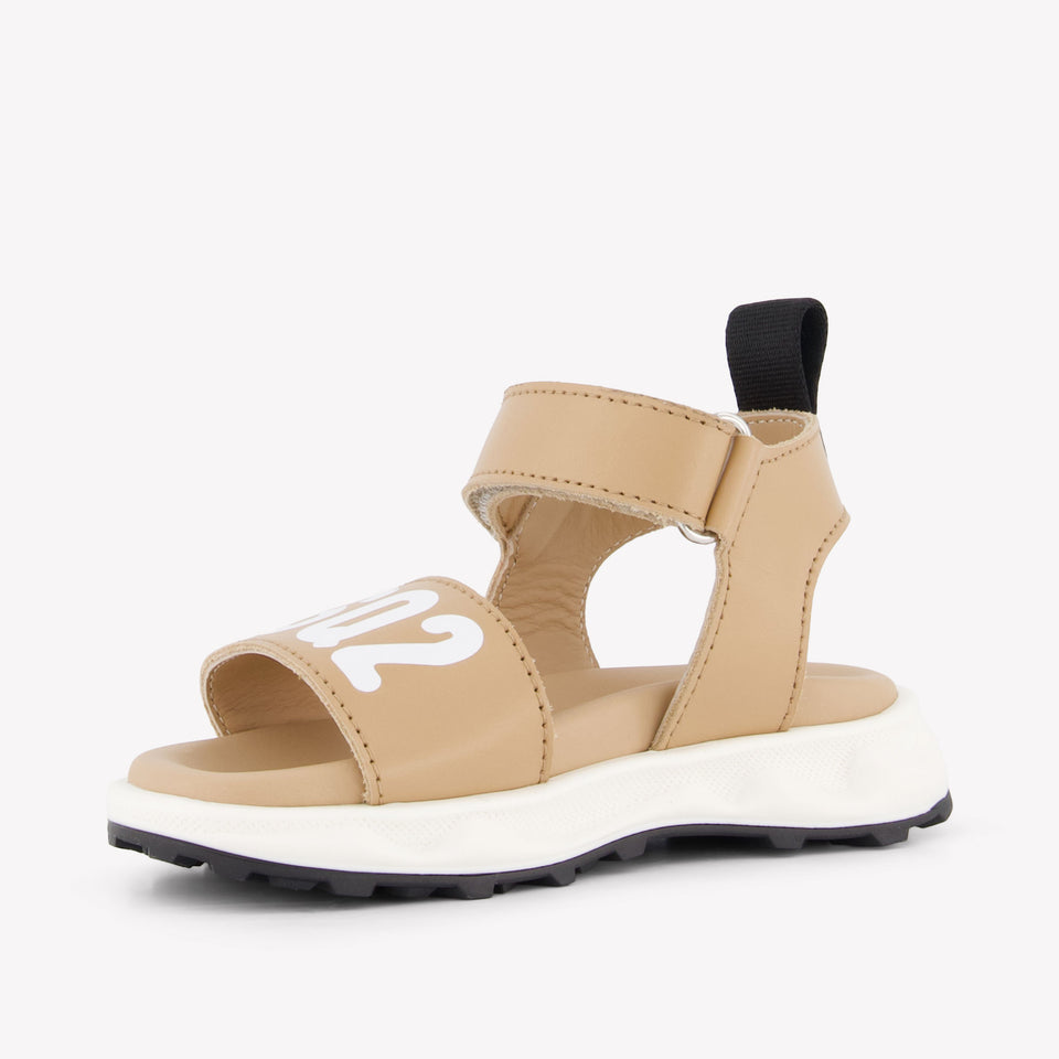 Dsquared2 Girls Sandals In Beige