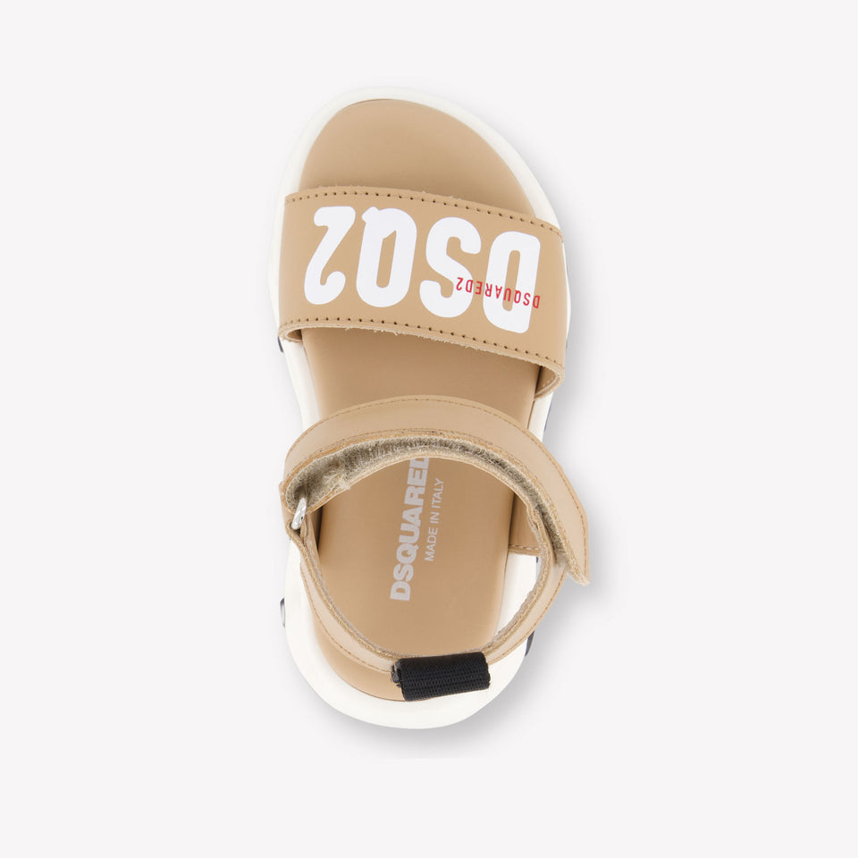 Dsquared2 Girls Sandals In Beige