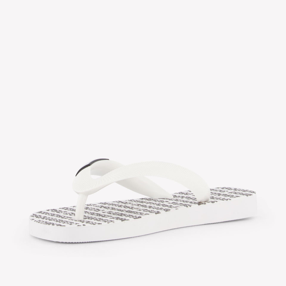 Dsquared2 Boys Flipflops In White