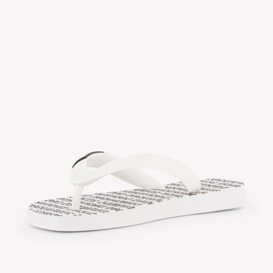 Dsquared2 Jongens Slippers In Wit
