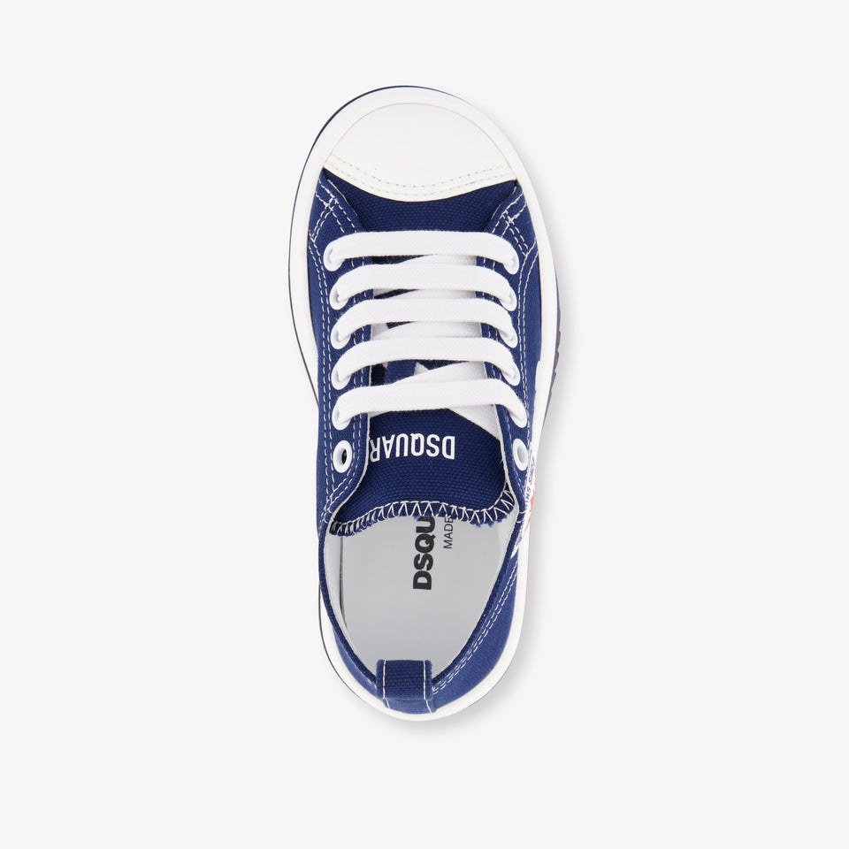 Dsquared2 Unisex Sneakers In Navy