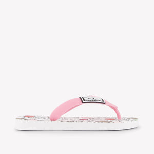 Moschino Meisjes Slippers In Roze