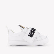 Moschino Baby Jongens Sneakers In Wit