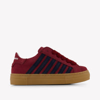 Dsquared2 Kinder Unisex Sneakers In Bordeaux