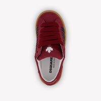 Dsquared2 Kinder Unisex Sneakers In Bordeaux