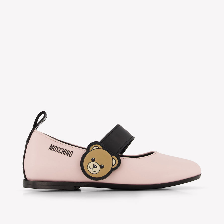 Moschino Girls Shoes In Light Pink