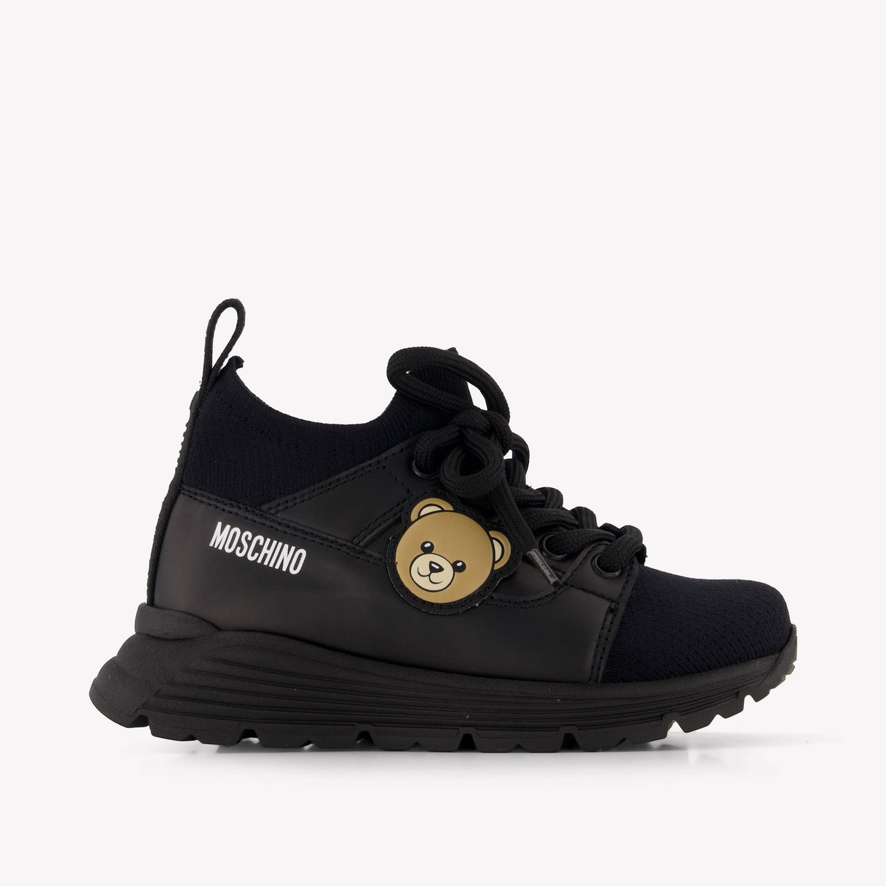 Moschino Unisex Sneakers In Black