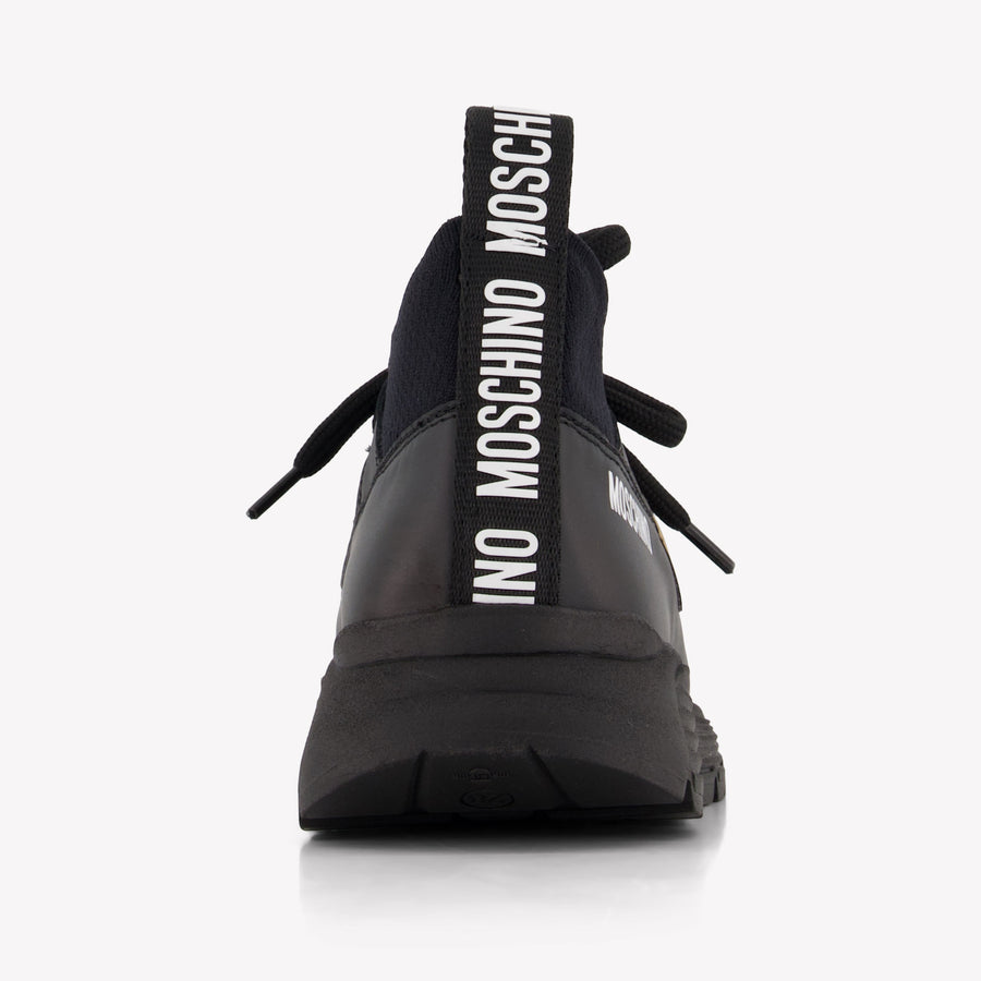 Moschino Unisex Sneakers In Black