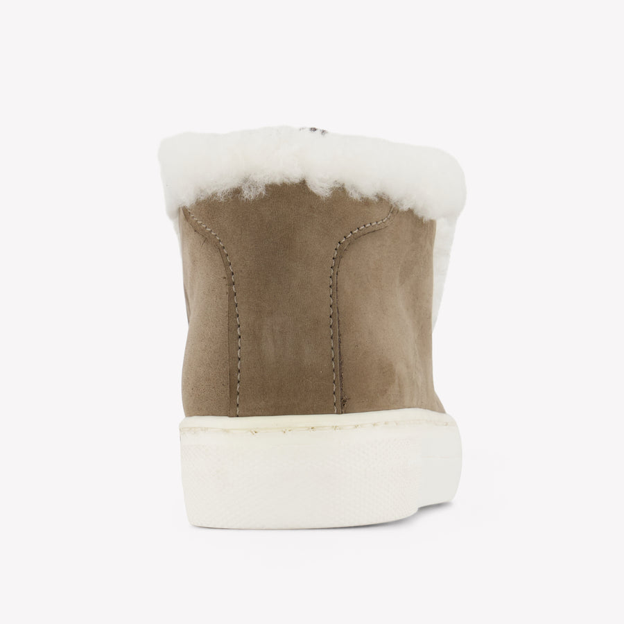 Andrea Montelpare Unisex Kids Shoes in Taupe