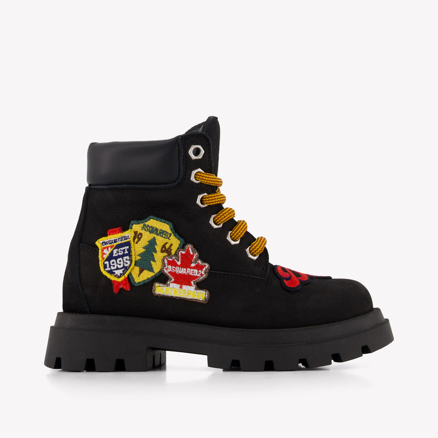 Dsquared2 Kinder Unisex Laarzen In Zwart