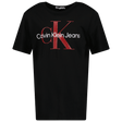 Calvin Klein Kinder Unisex T-Shirt Zwart 4Y