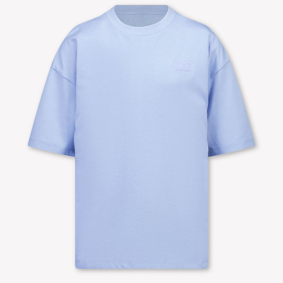 EA7 Kids Boys T-Shirt In Light Blue