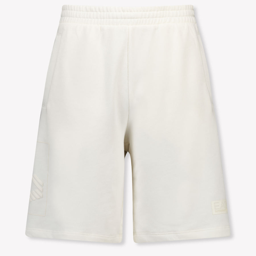 EA7 Boys Short in Off-White