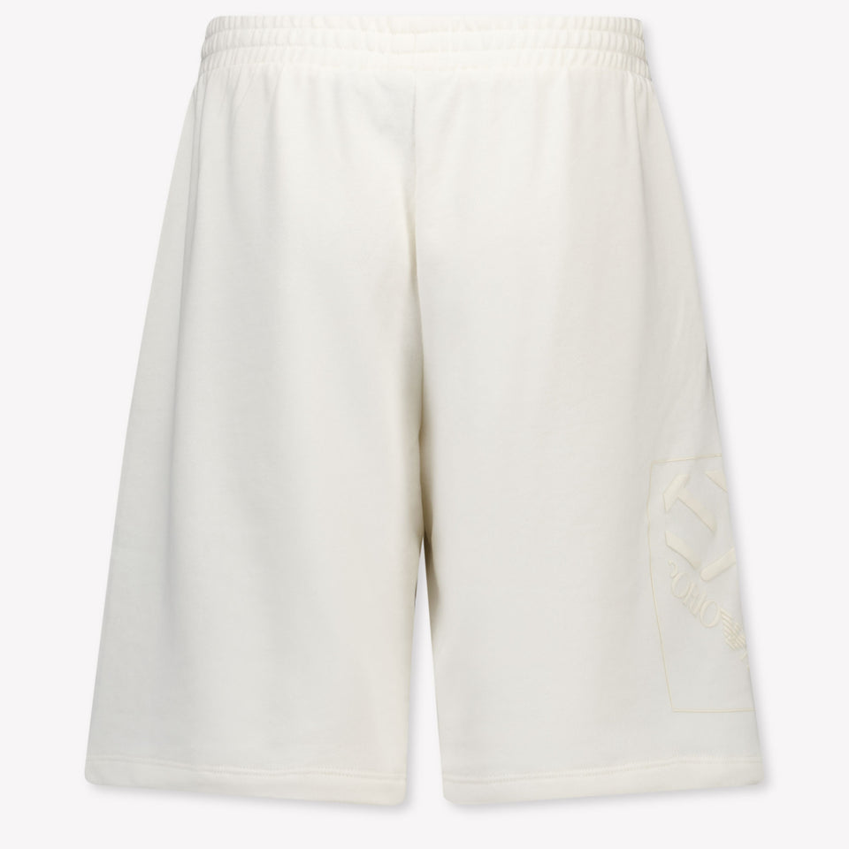EA7 Kinder Jongens Shorts In Off White