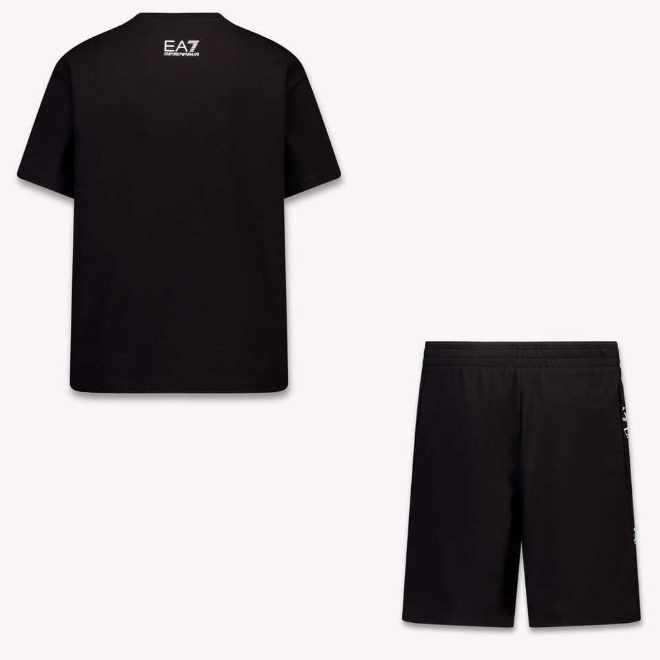 EA7 Kids Boys Set In Black