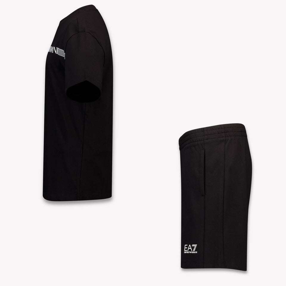 EA7 Kids Boys Set In Black