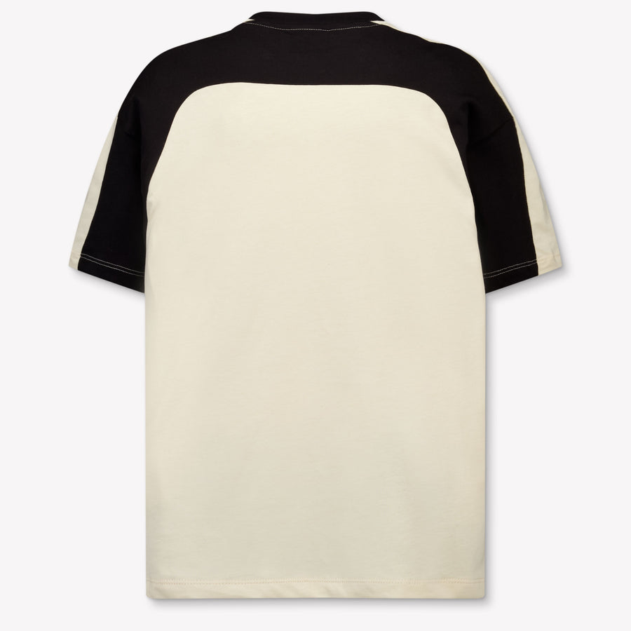 EA7 Kinder Jongens T-Shirt In Off White