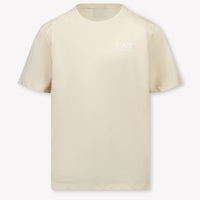 EA7 Kinder Jongens T-Shirt In Beige