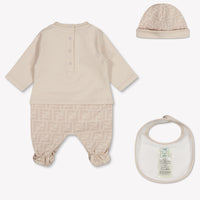 Fendi Baby Unisex Boxpakje In Beige