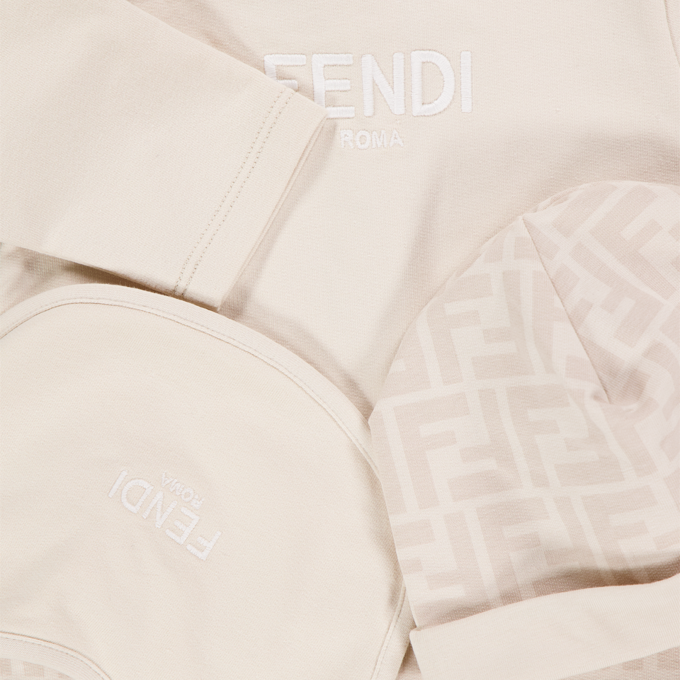 Fendi Baby Unisex Boxpakje In Beige