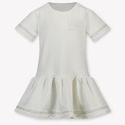 Twinset Kids Girls Dress In White
