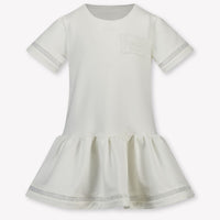 Twinset Kids Girls Dress In White