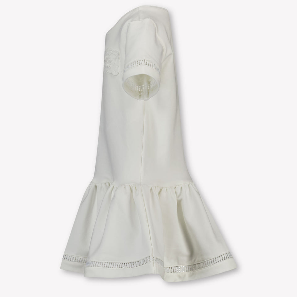 Twinset Kids Girls Dress In White