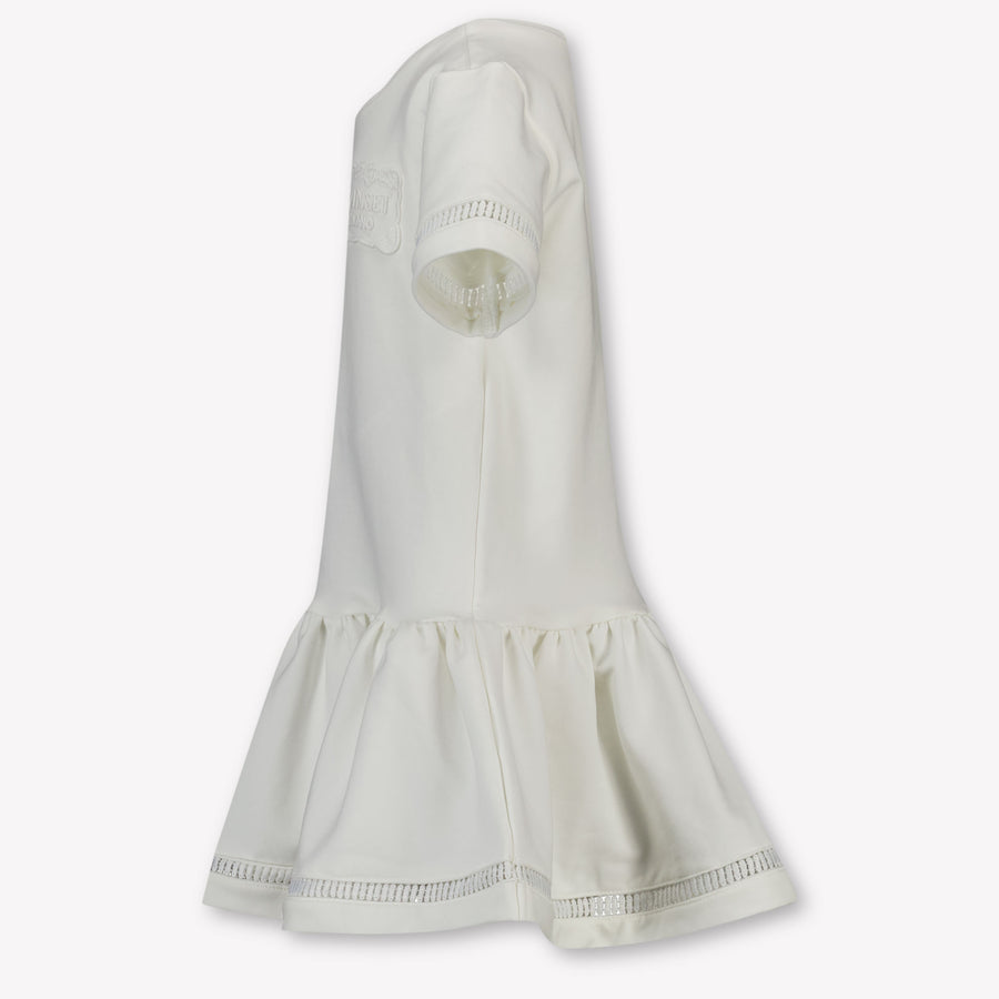 Twinset Kids Girls Dress In White