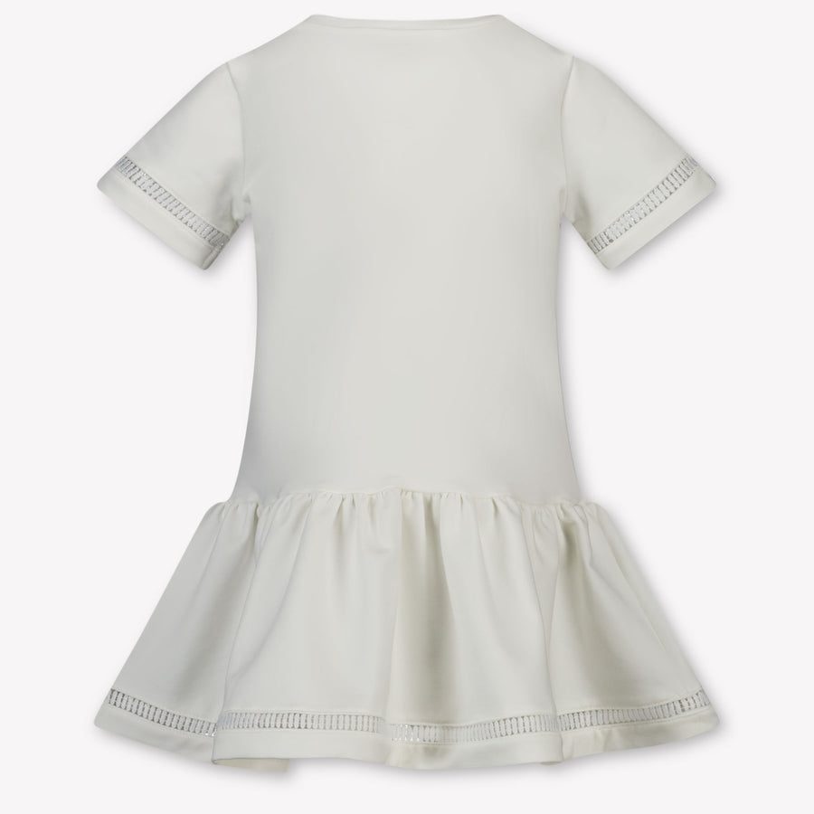 Twinset Kids Girls Dress In White