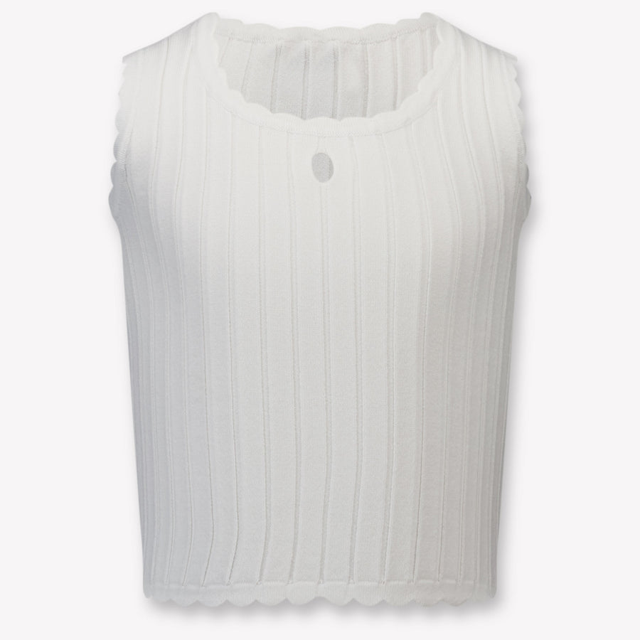 Twinset Kinder Meisjes T-Shirt In Wit