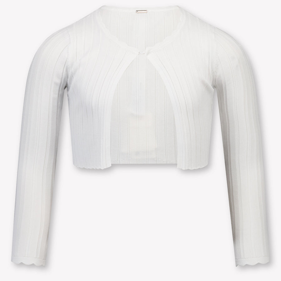 Twinset Kinder Meisjes Vest In Wit