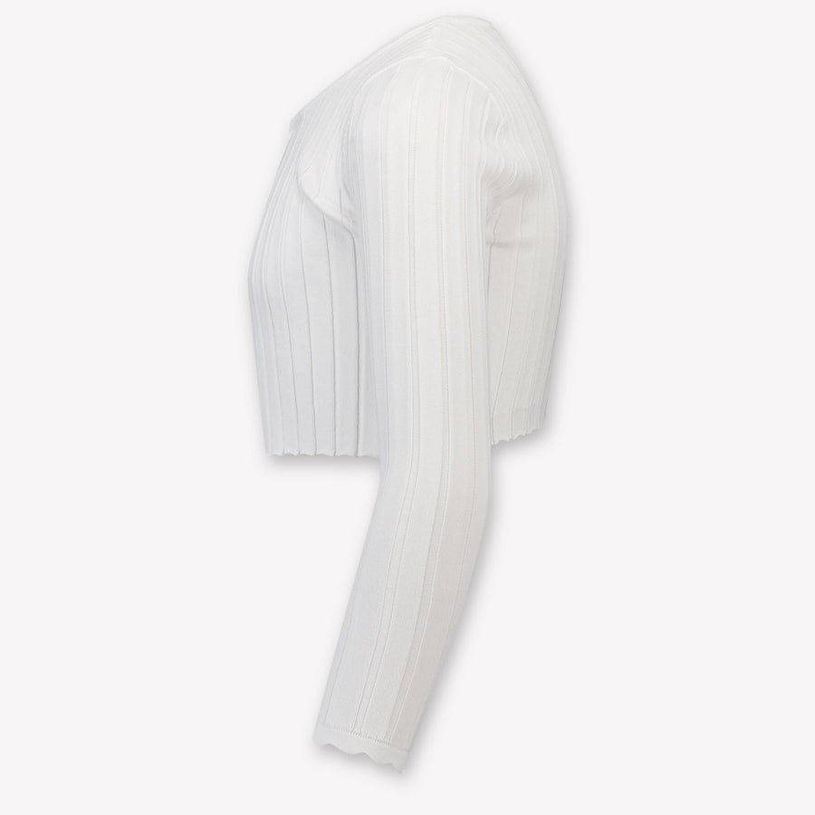 Twinset Kinder Meisjes Vest In Wit