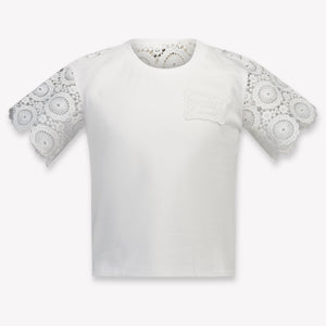 Twinset Kids Girls T-Shirt In White