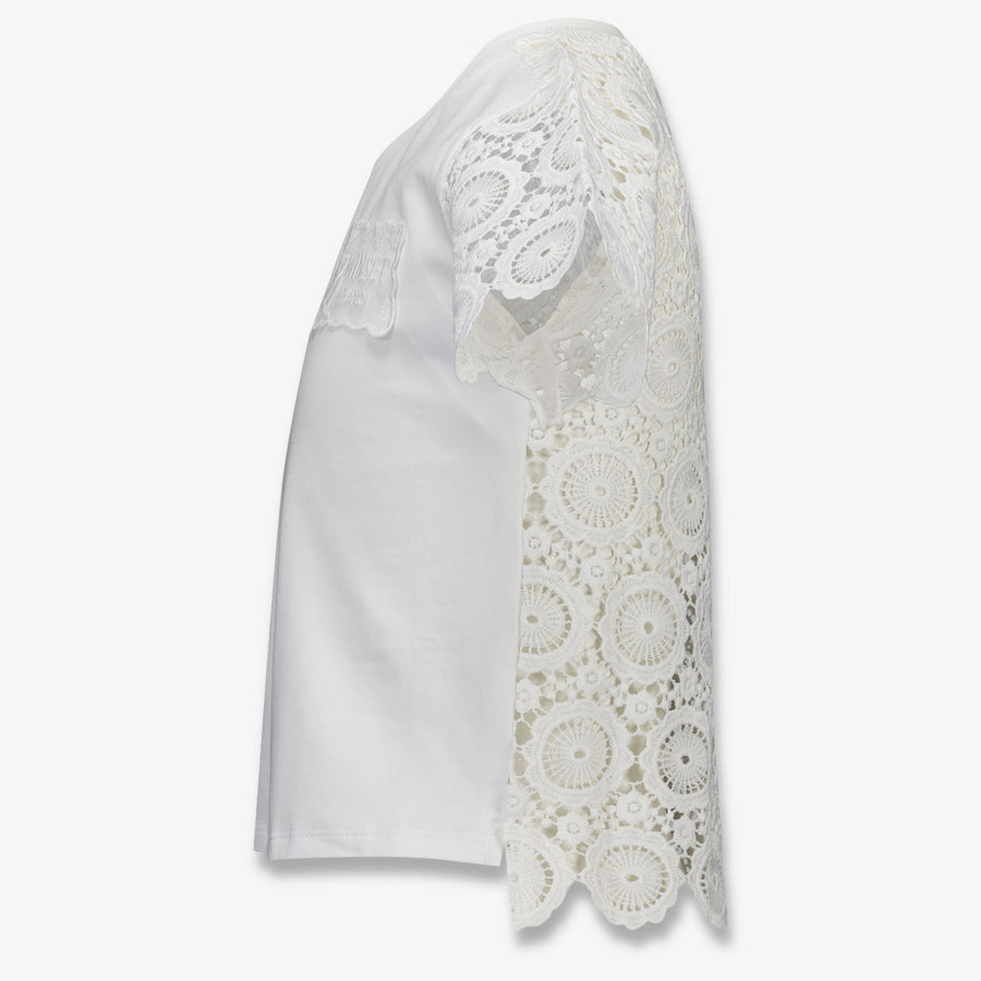 Twinset Kids Girls T-Shirt In White