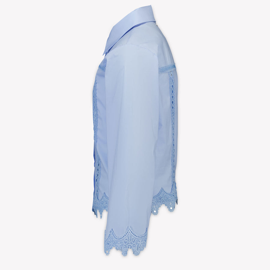 Twinset Kids Girls Blouse In Light Blue