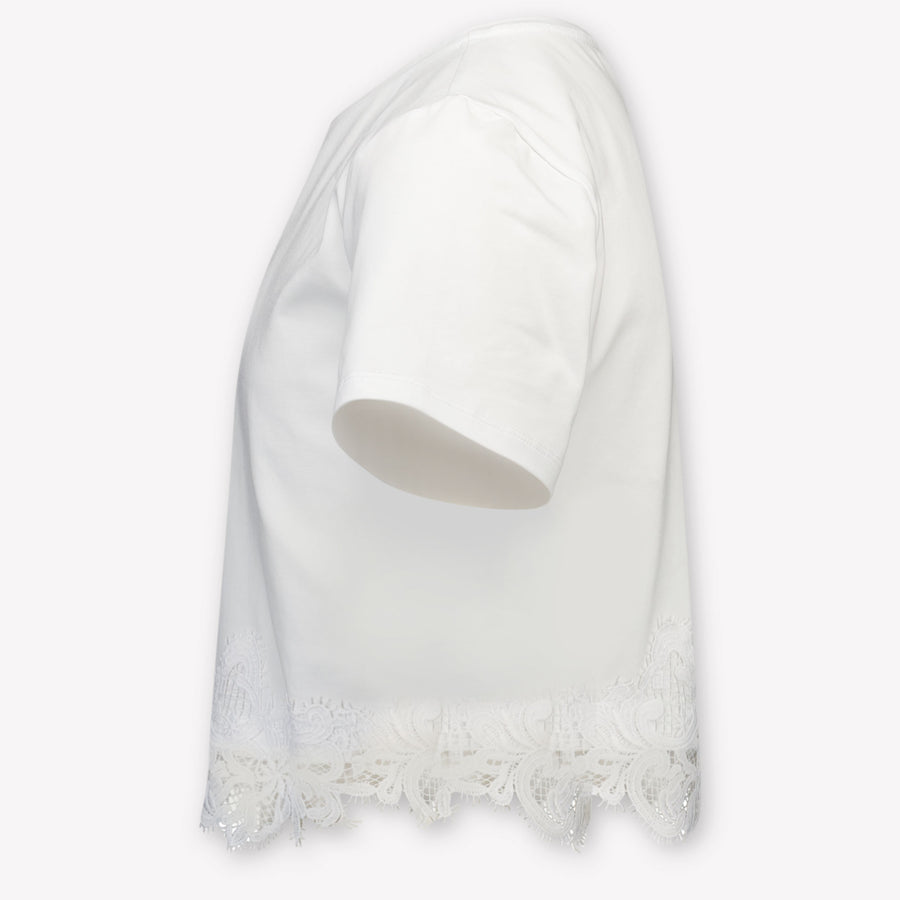 Twinset Kinder Meisjes T-Shirt In Wit