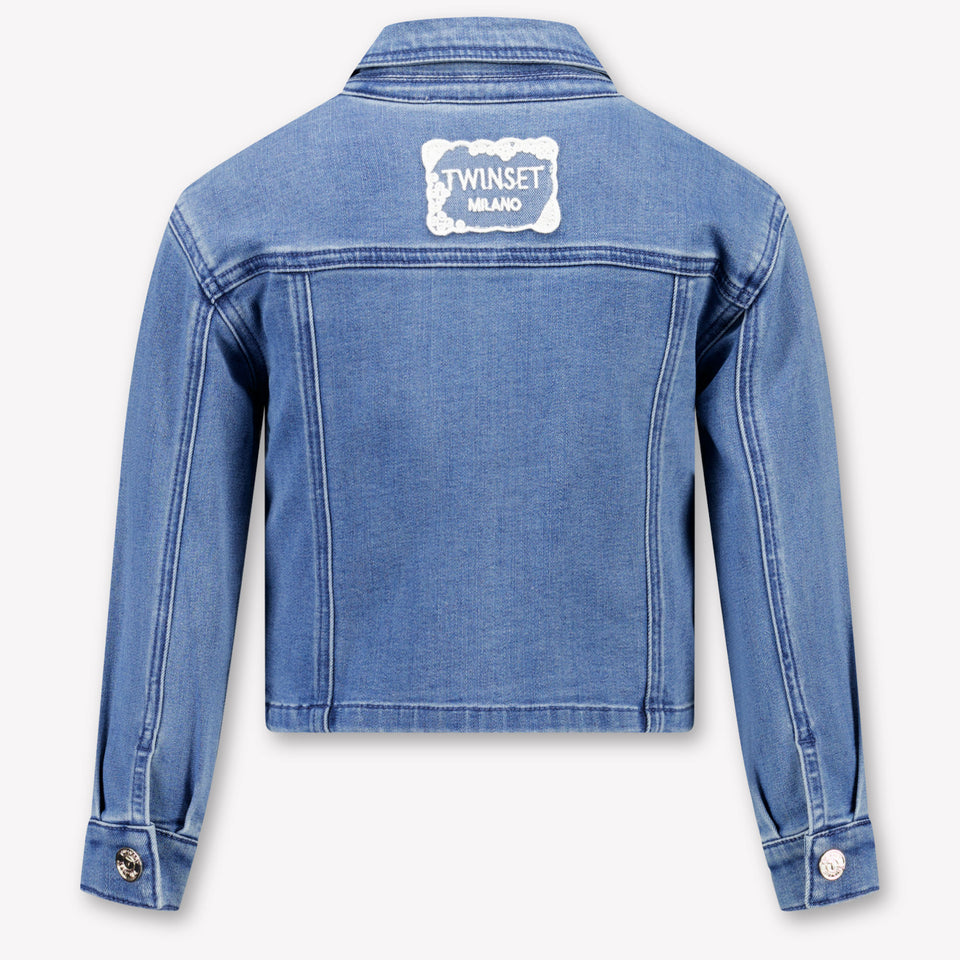 Twinset Kids Girls Jackets In Blue