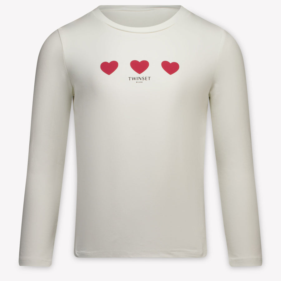 Twinset Girls T-Shirt in Off-White