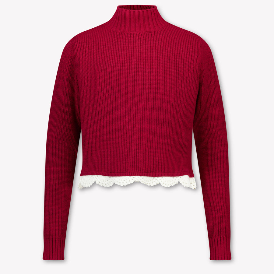 Twinset Girls Sweater in Bordeaux