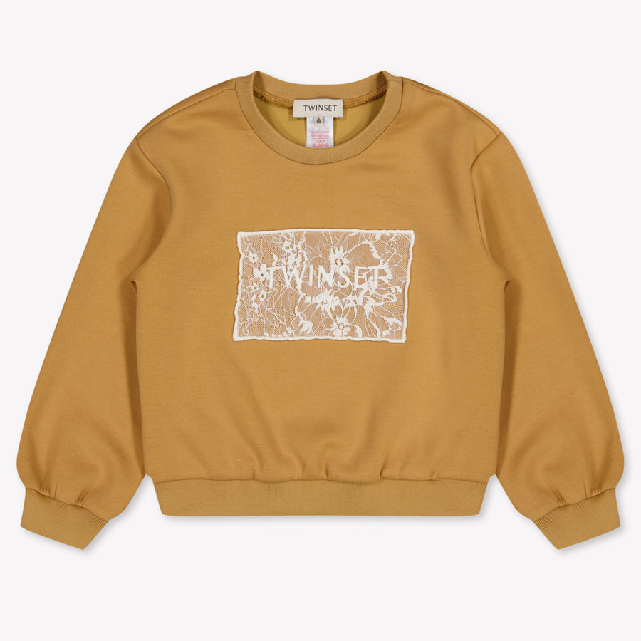 Twinset Kinder Meisjes Trui In Beige