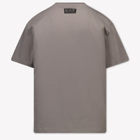 EA7 Kinder Jongens T-Shirt In Licht Grijs