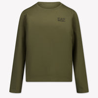 EA7 Kids Boys T-Shirt In Army