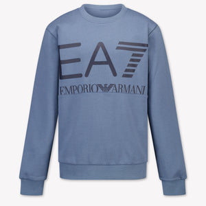 EA7 Kinder Jongens Trui In Licht Blauw