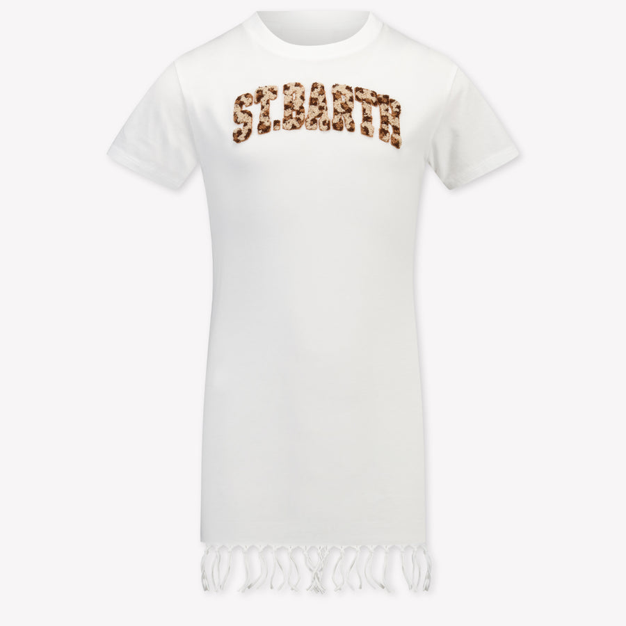 MC2 Saint Barth Kinder Meisjes Jurk In Wit